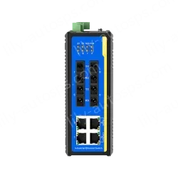 [100 Gigabit 4 Optical 4 Electrical] Ring Network Management Industrial Switch