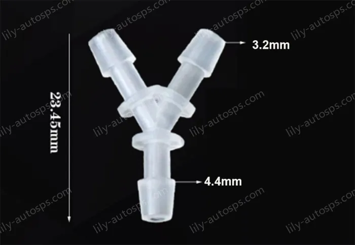 3.2mmY-shaped tee