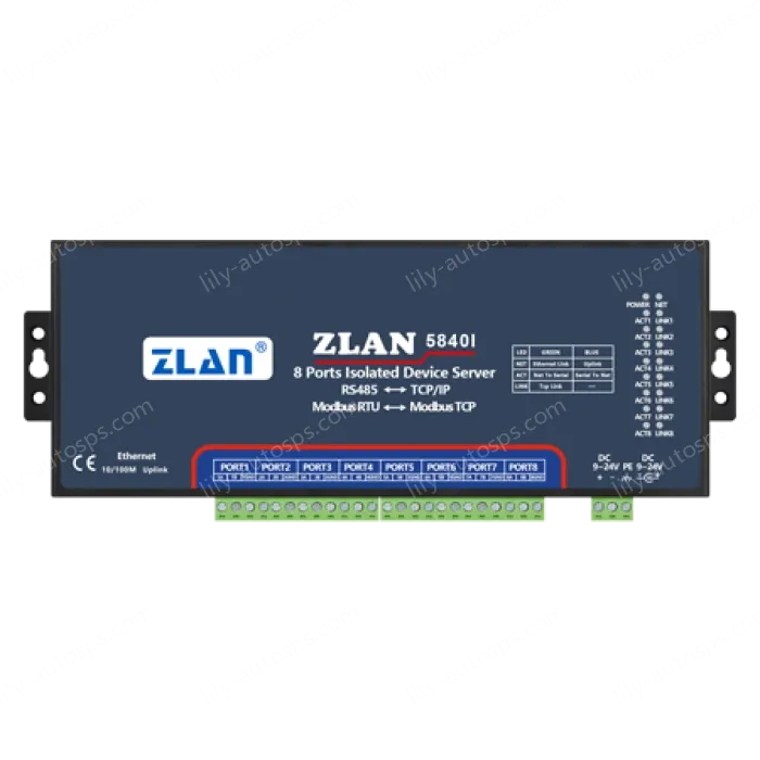 Isolated 8 Ports Serial Device Server