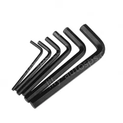Blackened 3mm 50pcs flat head