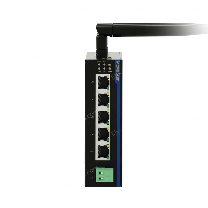 5 Ports Din-Rail Industrial WIFI dual band Wireless Router
