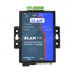 Serial server type optical fiber to serial port