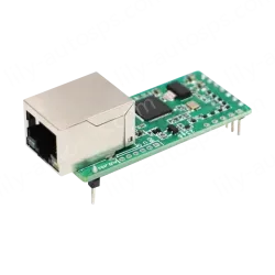 Low-cost serial-to-Ethernet module
