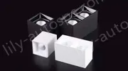 Surface-mounted square cob spotlights 20W