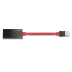 USB 2.0 to 100M Ethernet adapter Red