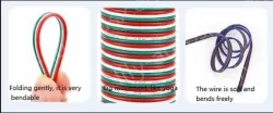 LED light connecting cable 18AWG*5 and (34/0.16TS)