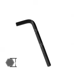 Blackened 4mm 50pcs flat head