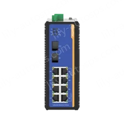 2 Ports Gigabit SFP + 8 Ports Gigabit T(x) Din-Rail Managed Industrial Ethernet Switch
