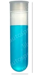 50ml straight round bottom - transparent cross cover 50pcs