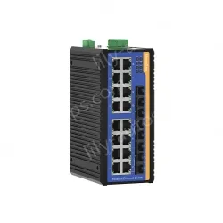[100 Gigabit 4 Optical 16 Electrical] Ring Network Management Industrial Switch
