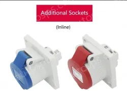 16A5-pole 400V surface mounting plug