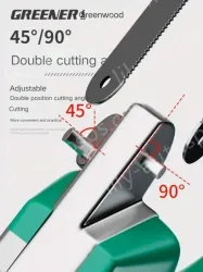 Industrial Heavy Duty 12 inch all-aluminum hacksaw stand with 3 carbon hacksaw blades