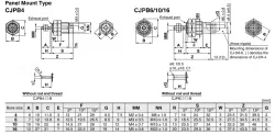 Pin Cylinders CJP Series CJPB16-10Z-B