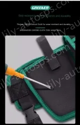 The waist bag can hold a mobile phone with a thickened flip cover