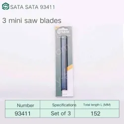 93411/3 Piece Mini Saw Blade 6"