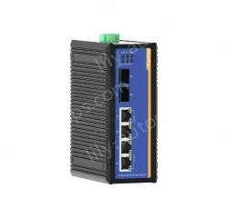 [Gigabit 2 Optical 4 Electrical] Ring Network Management Industrial Switch