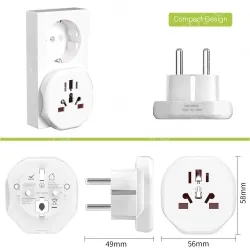 DE FR plug adapter KRSAP-WLH010324