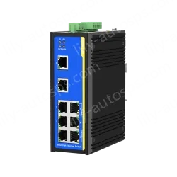 8 Ports 10/100M T(x) Din-Rail Managed Industrial Ethernet Switch