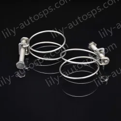 Double steel wire hose clamp 201 material 21-25*3 [wire diameter]