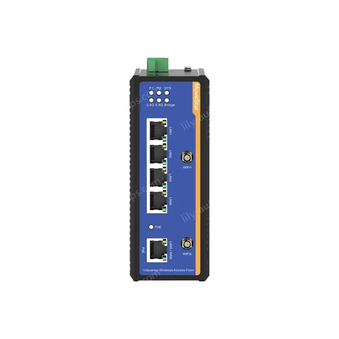 5 Ports Gigabit RJ45 Din-Rail Dual Band Wi-Fi6 Wireless Router