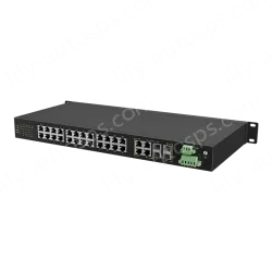 4 Ports Gigabit Combo + 24 Ports 10/100M T(x) Rack-mount Unmanaged Industrial Ethernet Switch