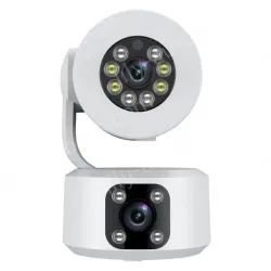 4MP-Full color night vision-Dual lens two-way voice camera