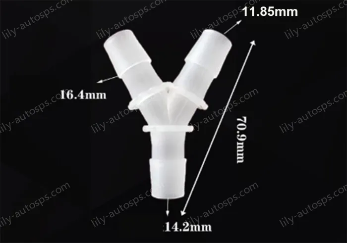 14.2mmY-shaped tee