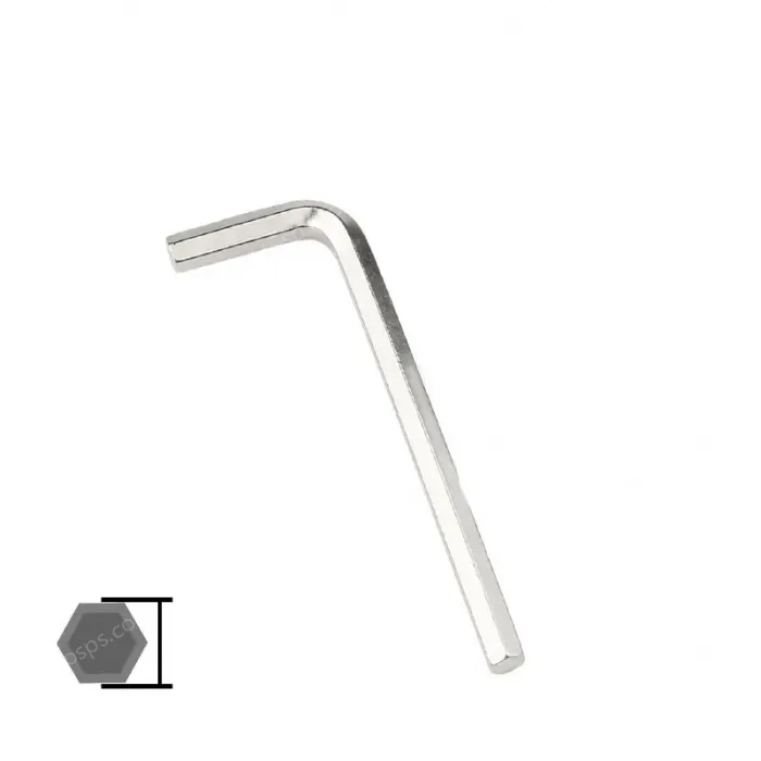 Nickel plated 8mm 2pcs flat head