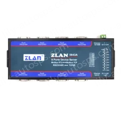 8 RS232 serial ports, 8 RS485 serial ports Serial Device Server