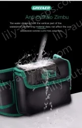 The waist bag can hold a mobile phone with a thickened flip cover