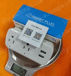 Smart socket LSPA11 one to two dual USB US standard