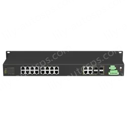 4 Ports Gigabit Combo + 16 Ports Gigabit RJ45 Rack-mount Unmanaged Industrial Ethernet Switch