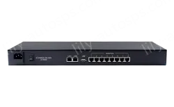 Eight serial servers