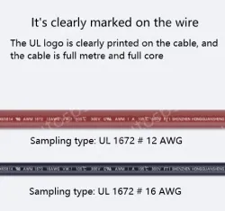 Transformer Cable 8AWG Black