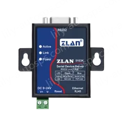 Rail/desktop serial server