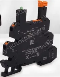 KY41F Relay matching base 250VAC (48-60)VAC/DC Upgraded Base