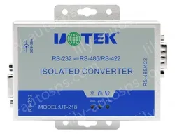 UT-218 UOTEK Industrial RS-232 to RS-485/422 Converter with Isolation