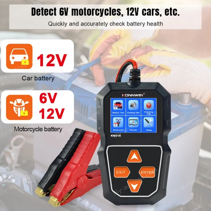 KW218 Automotive Fault Diagnosis Instrument Engine Fault Reading Fault Code Query Playback Function Testing Tools