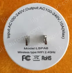 Smart socket LSPA6 small round sundial