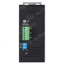 Layer 2 management of ring network industrial boost PoE switches