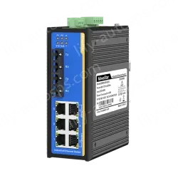 8 Ports 10/100M Din-Rail Managed Industrial Ethernet Switch