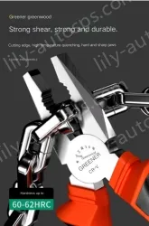 Industrial Grade 6 inch diagonal nose pliers