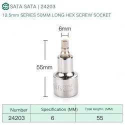 Dafei 6mm with a total length of 55mm-24203