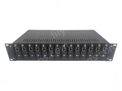 UOTEK UT-N602U14DP 14-slot Fiber Optic Transceiver Rack