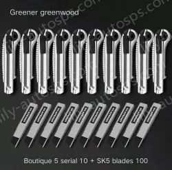 10 high-quality five consecutive shots + 5 alloy blades + 100 SK5 blades
