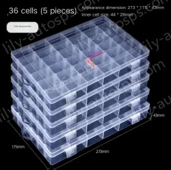 5 pieces of thickened material 36 grids