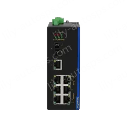 1 Port 100M F(x) + 7 Ports 10/100M T(x) Din-Rail Unmanaged Industrial Ethernet Switch