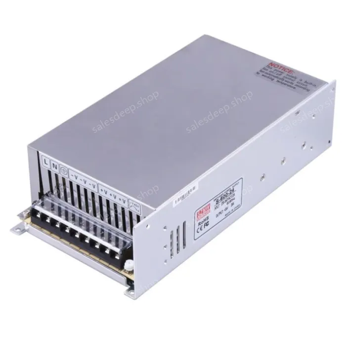 AC to DC regulated industrial monitoring switching power supply S-800-36