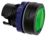 Yellow transparent button, plastic edge, can be equipped with lamp holder module